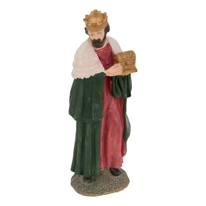 Santon pour crèche de Noël H.20cm résine assorti