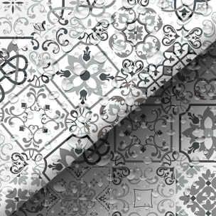 Sticker crédence adhésive - CARRELAGES GRIS - 60x200cm