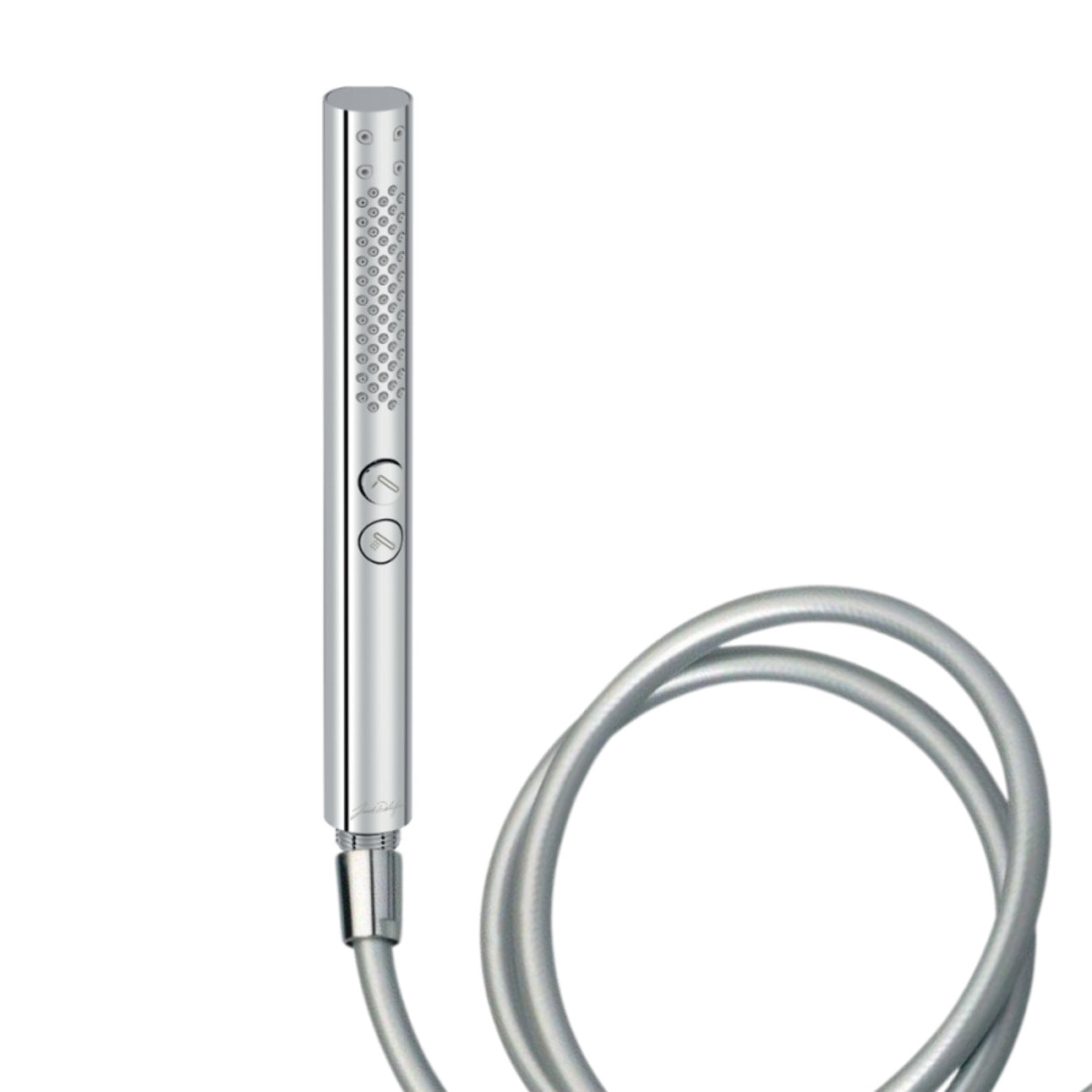 Pommeau de douche Shift+ rond 2 jets chromé + flexible