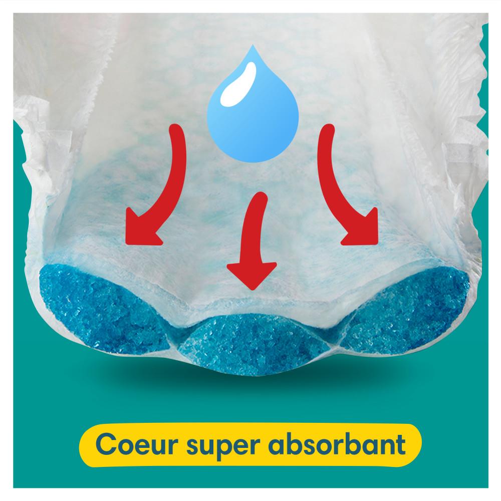 92 Couches-Culottes Baby-Dry Taille 4, 9kg - 15kg, Pampers