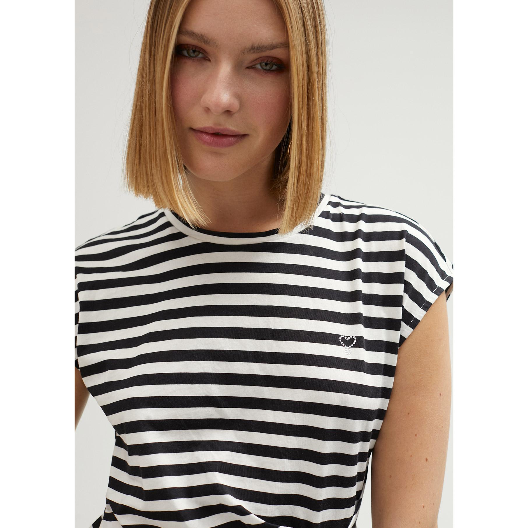 Abito a Righe con Nodo Laterale