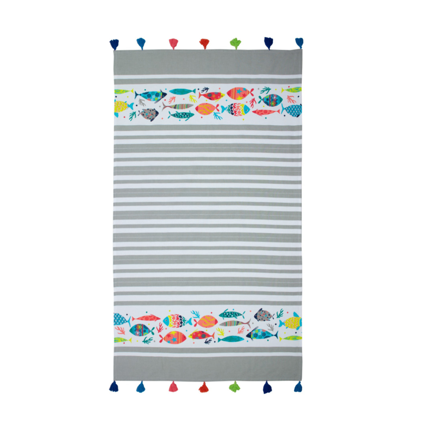 Telo Mare Fouta Modello Bahia Con Tassel