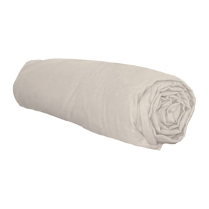 Drap housse en flanelle - Beige