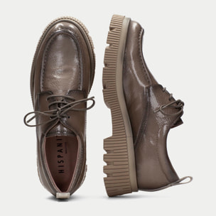 Derby Megan Taupe 4 cm