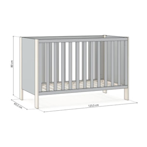 Cuna Misty Breeze Verde Salvia - Oak Soft