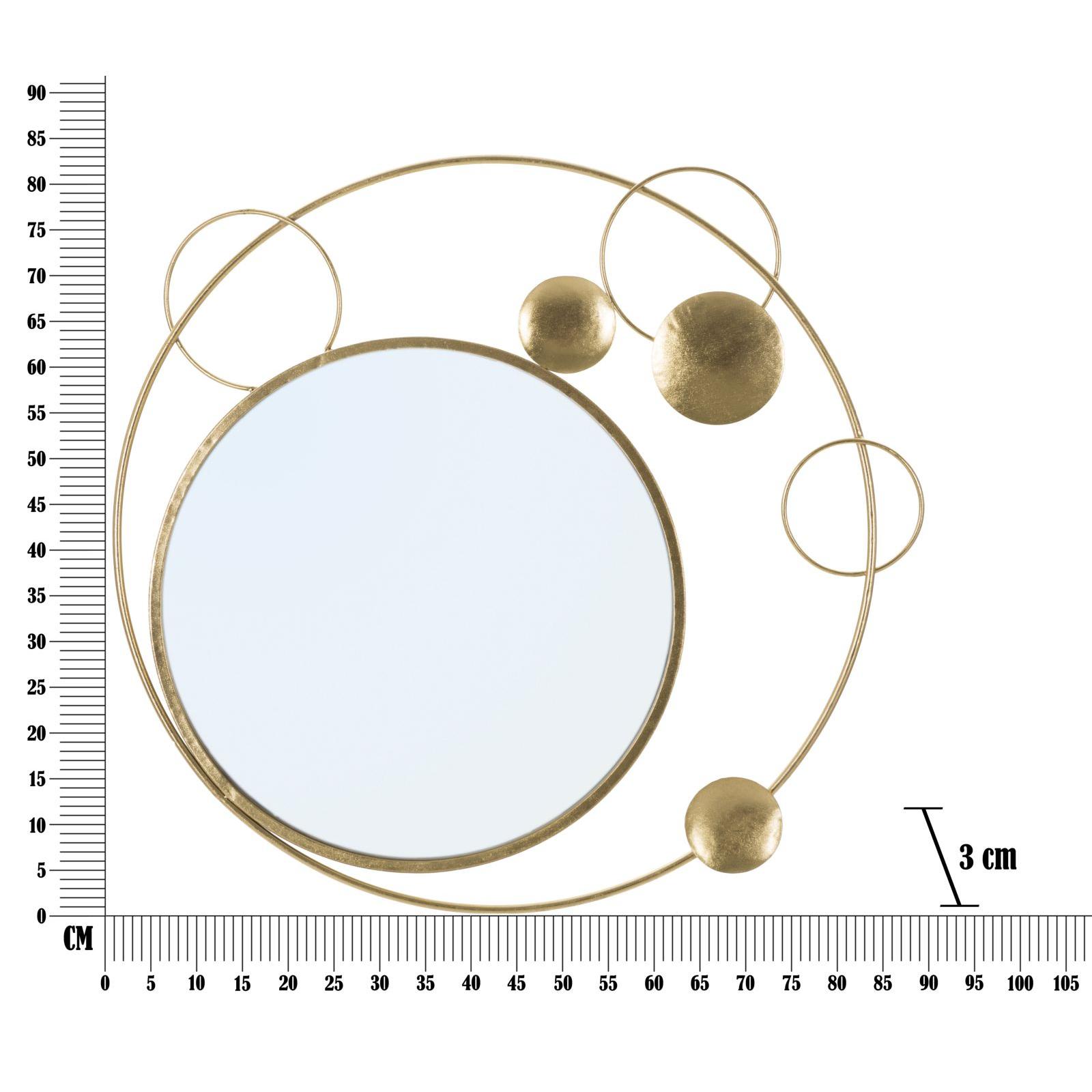 SPECCHIO DA PARETE PLANET CHARME1921 DORATO