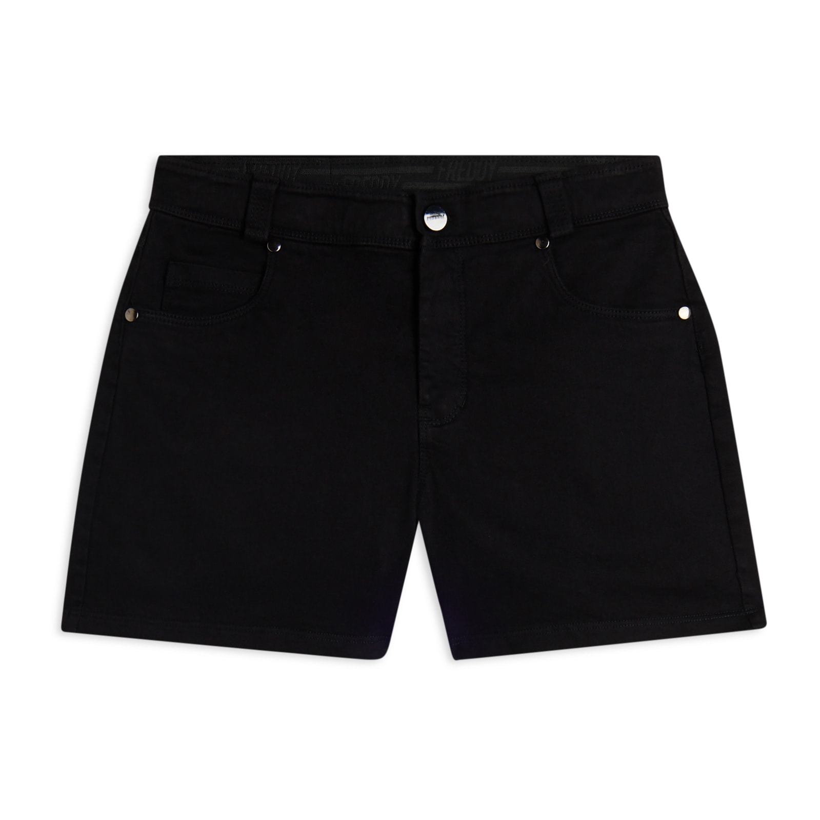 Pantaloncini corti 5 tasche in heavy jersey stretch