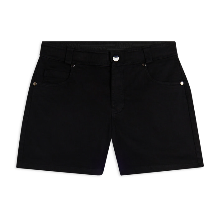 Pantaloncini corti 5 tasche in heavy jersey stretch