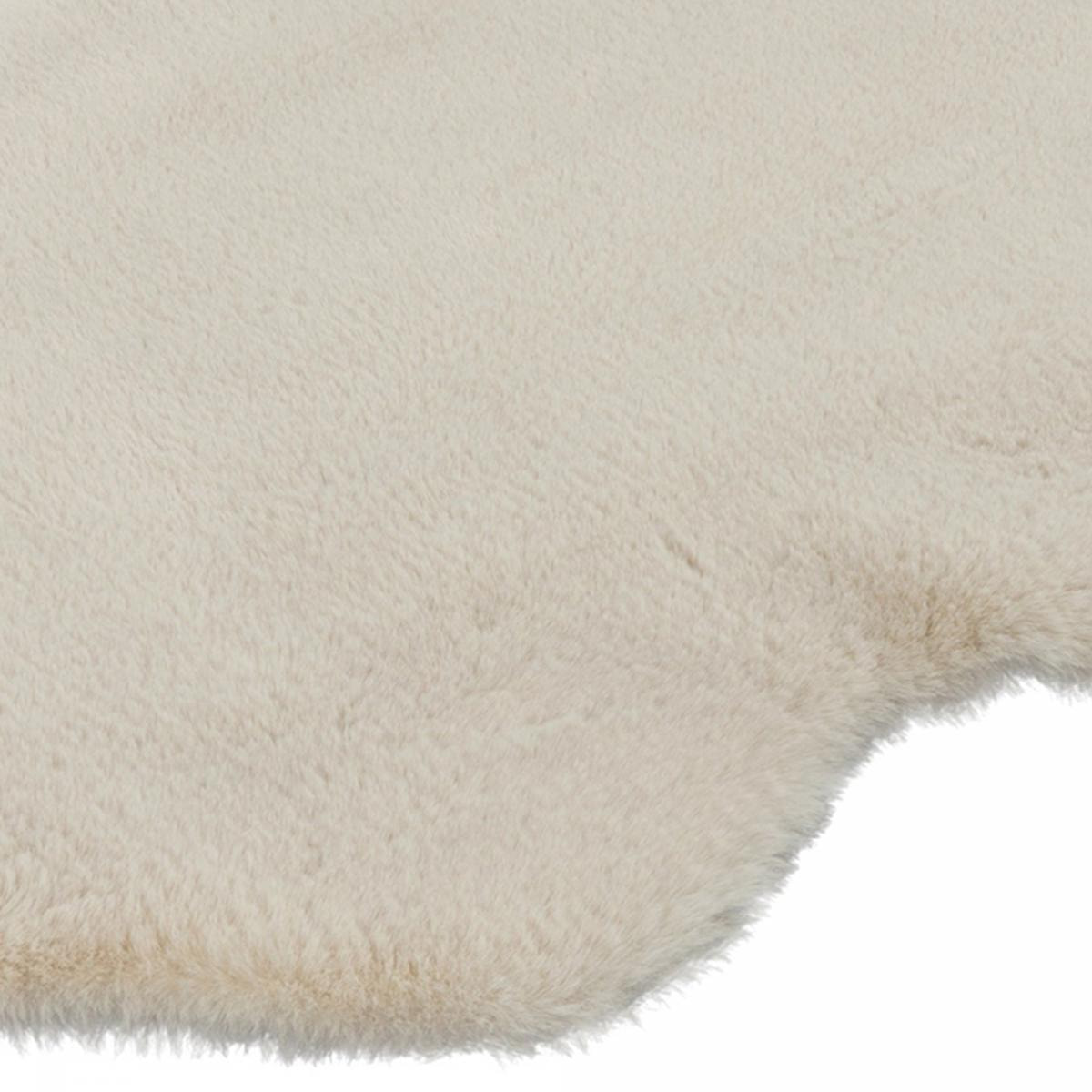 Tapis longs poils shaggy tissé motif uni HITI