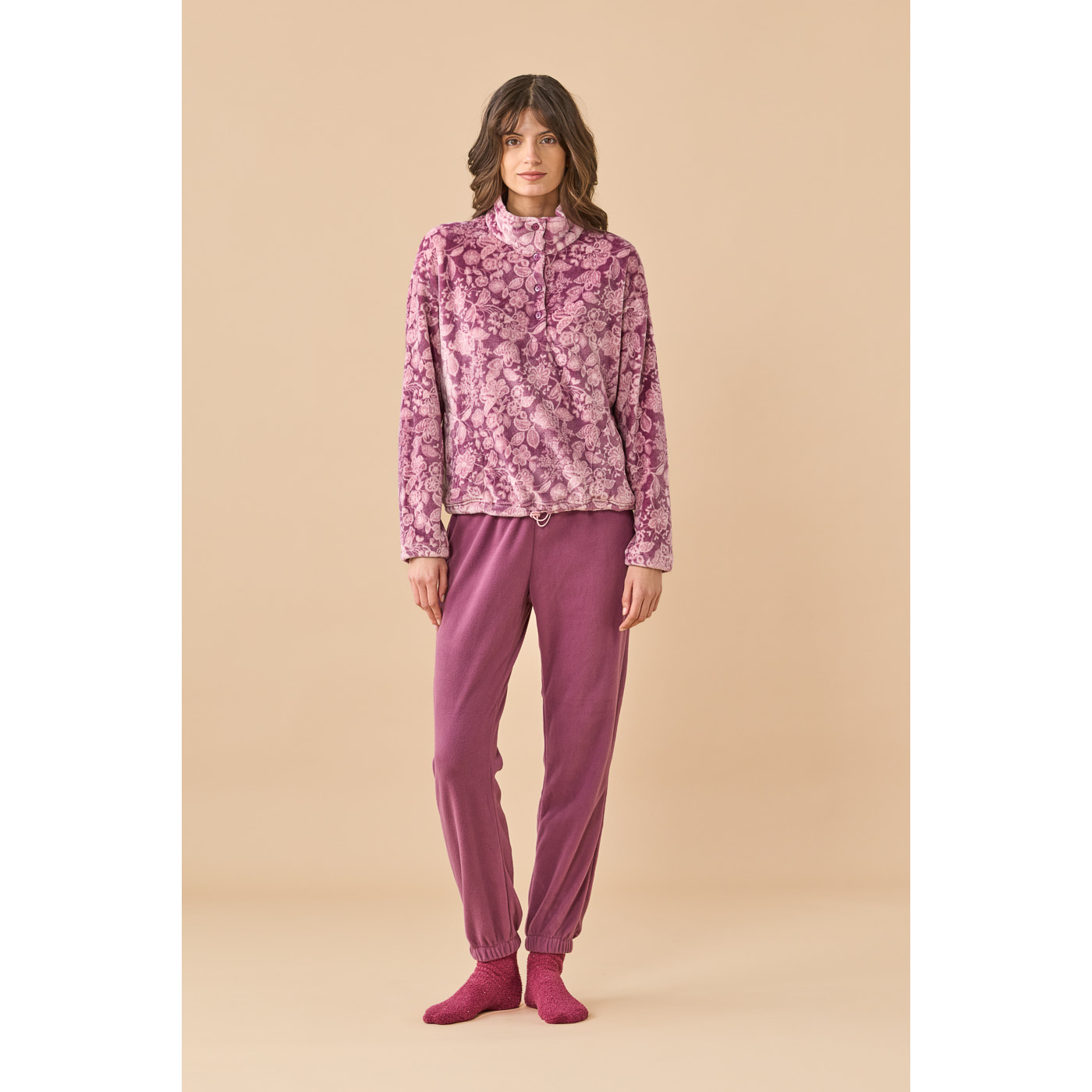Pigiama donna in coral articolo flory. Noidinotte