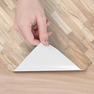 Revêtement sticker sol - PARQUET PETITS BOIS - Rouleau adhésif Protection Anti-dérapant