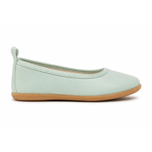 Bailarinas infantiles en color verde menta