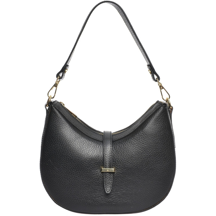 Borsa a spalla Anna Luchini Nero