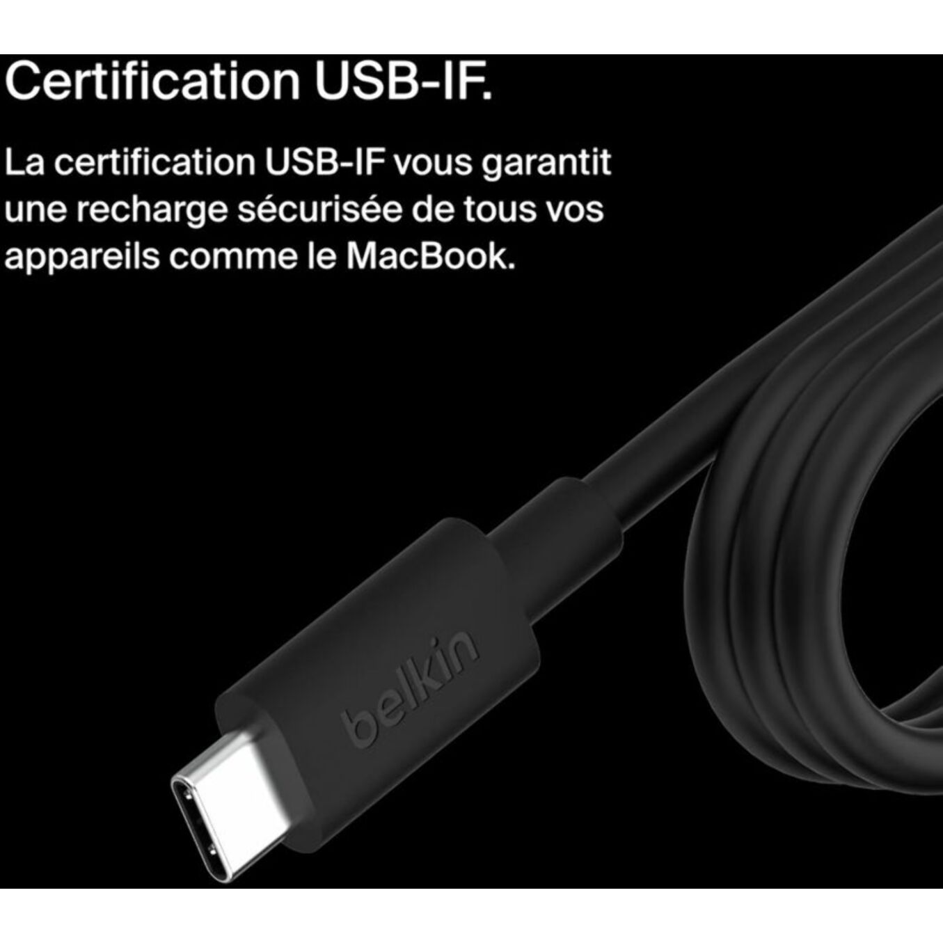 Chargeur ordinateur portable BELKIN secteur USB-C 100W