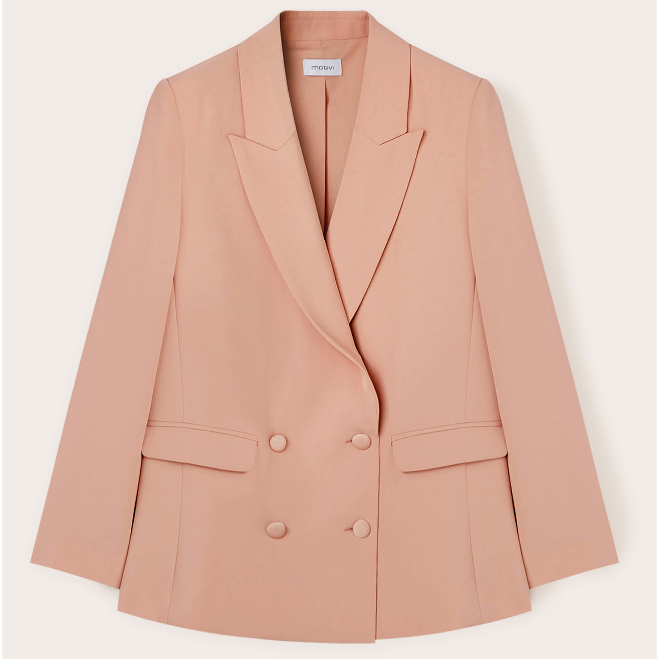 Motivi - Blazer oversize con doble botonadura - Rosa cipria