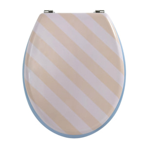 Abattant wc MDF MACEO - Charnières Inox MSV