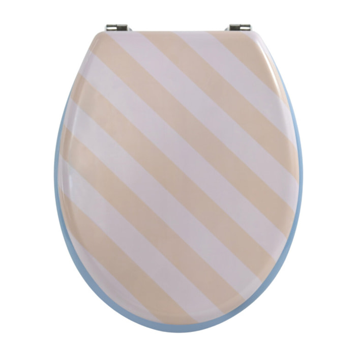 Abattant wc MDF MACEO - Charnières Inox MSV