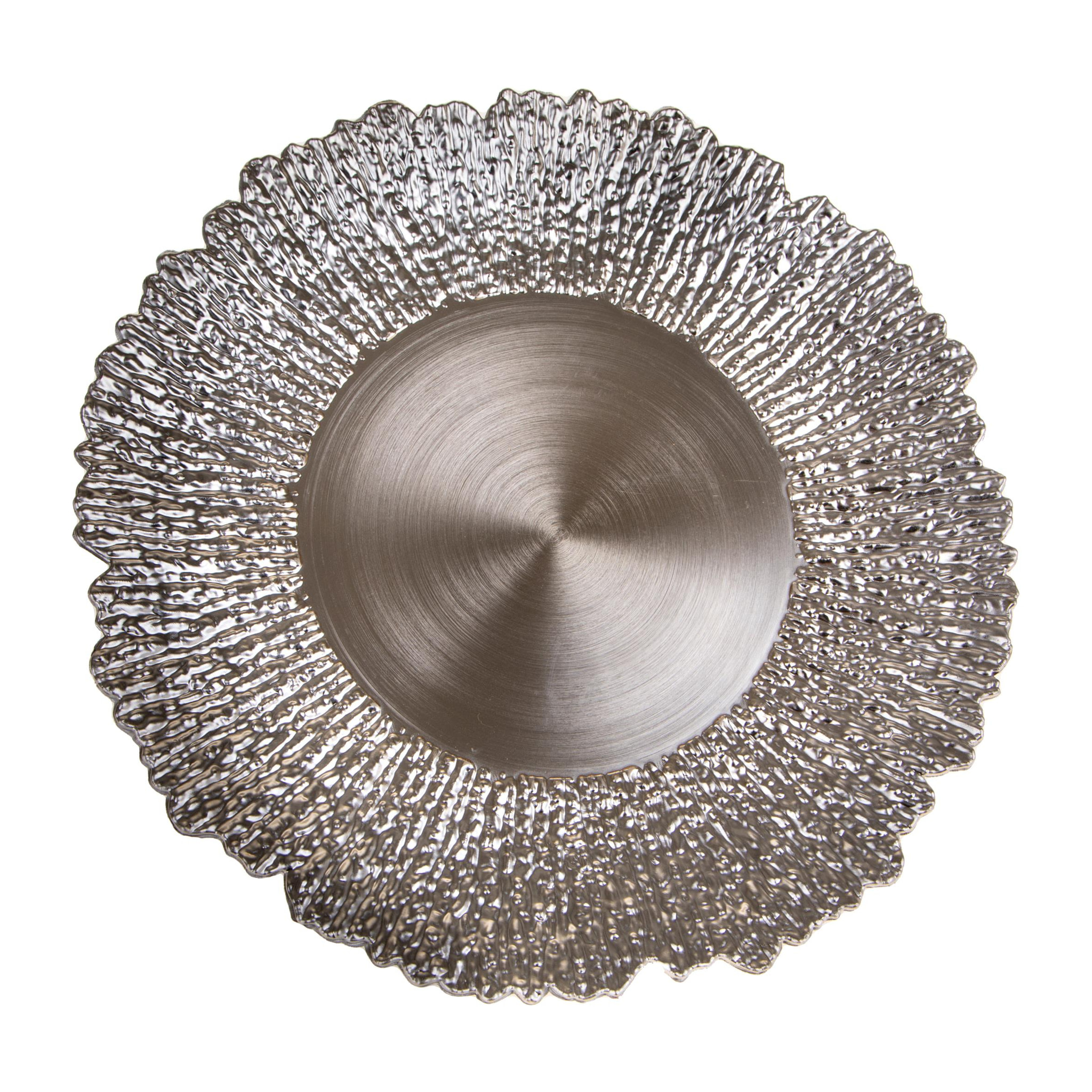 Piatto corallo - Pezzi 12 - 33xH2x33cm - Bianchi Dino SpA