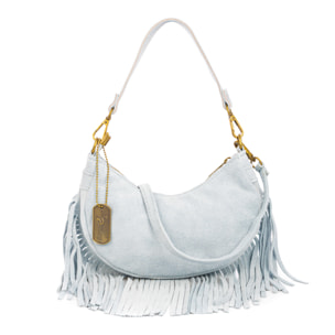 Ausonia borsa a tracolla in vera pelle Camoscio.