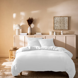 Parure de lit unie en coton, GAZE DE COTON