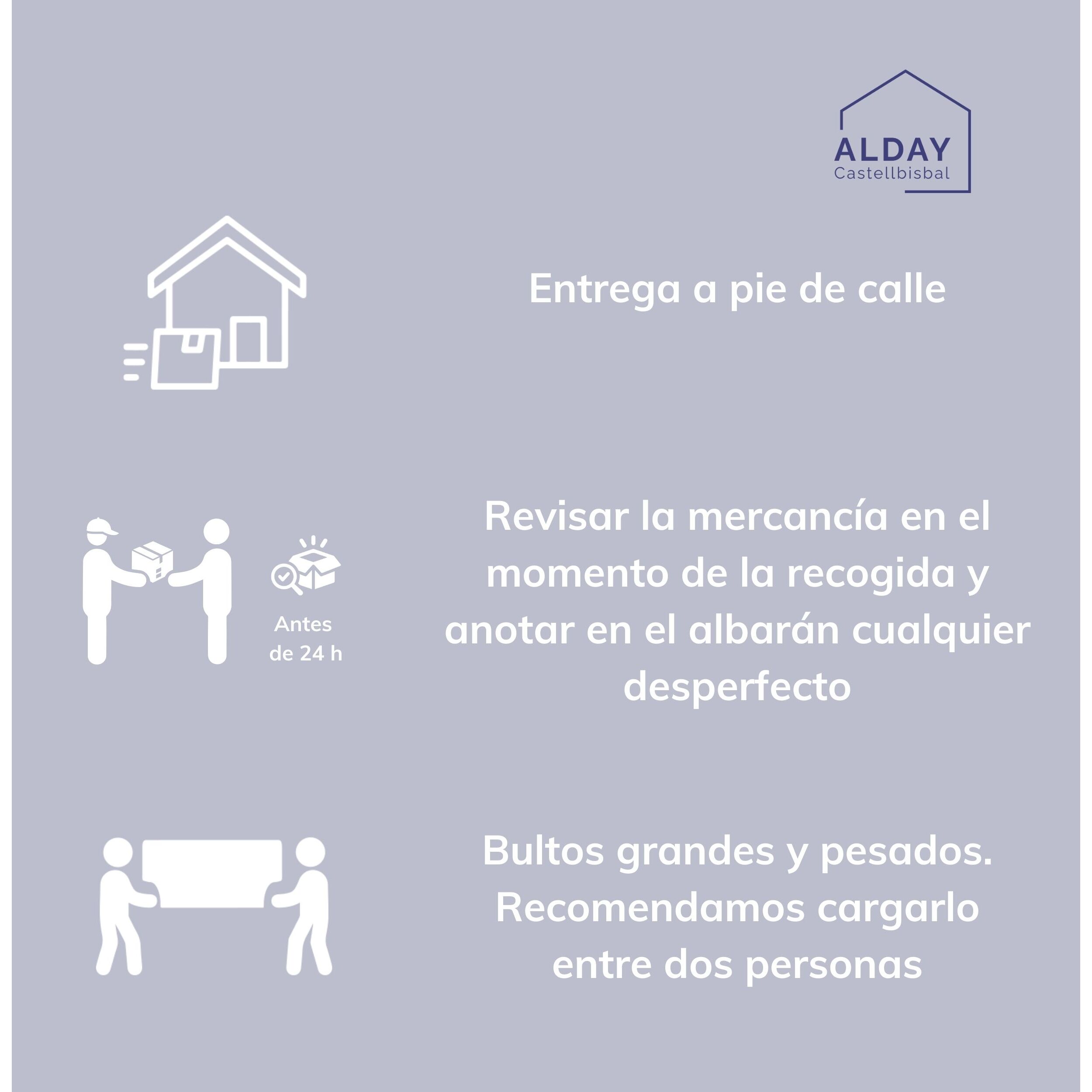 Conjunto de baño Wink | 80 cm Blanco Mate | Tres cajones | Lavabo encastrado | No incluye espejo | Mueble montado | Alday