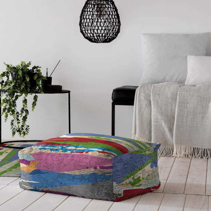 Pouf amovible en coton NAF NAF SERRA