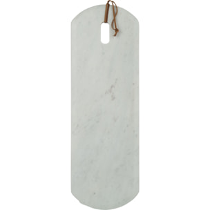 J-Line planche Rectangle Marbre - pierre - blanc - large