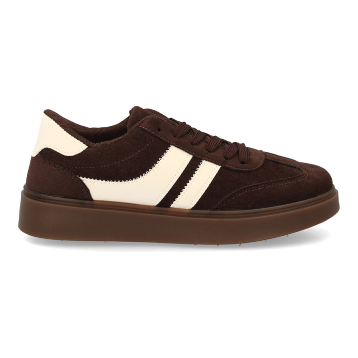 Zapatillas deportivas mujer casual con plataforma y cordones