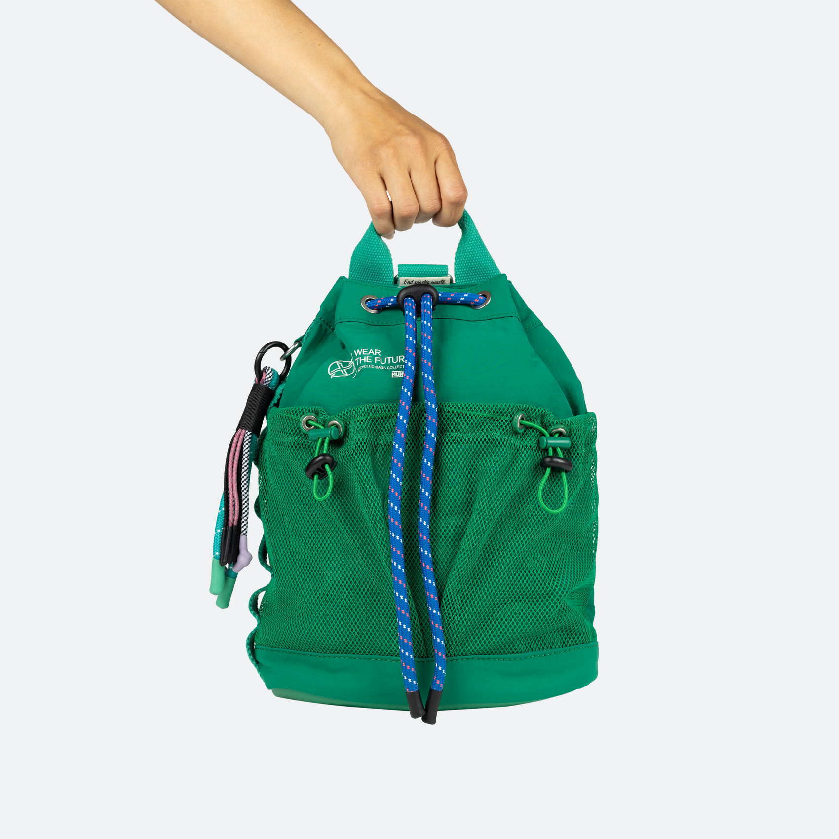 BOLSO DEEP RECYCLED DRAWSTRING BACKPACK C/GREEN