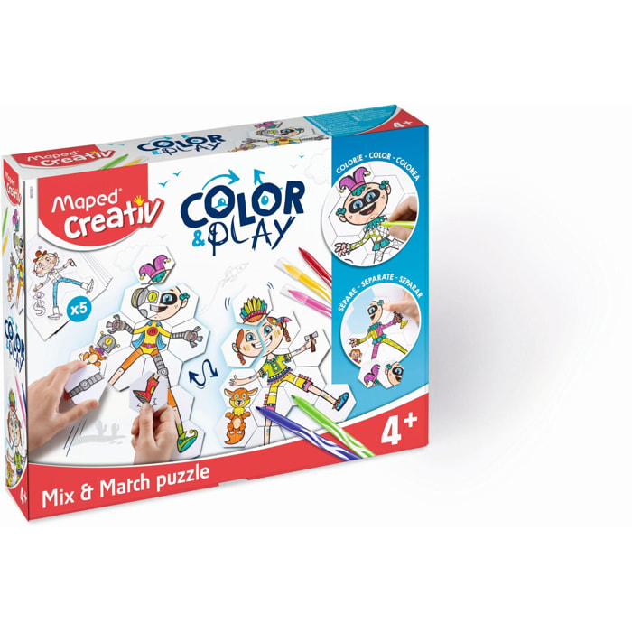 Colora e Gioca - Puzzle Mix&Match