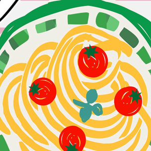 Tableau More Pasta Please Toile imprimée