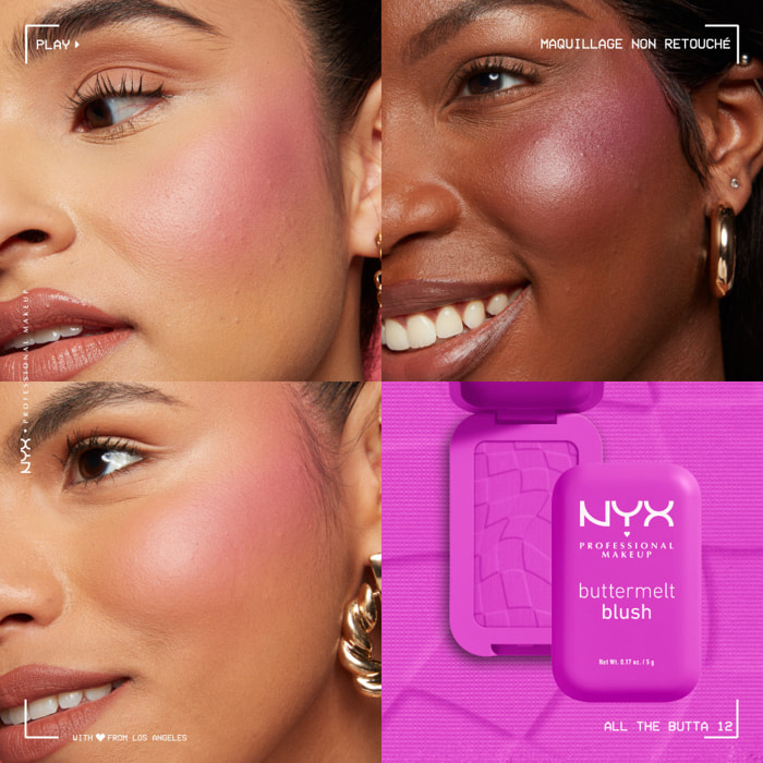 NYX Professional Makeup Buttermelt Blush Blush ALL THE BUTTA