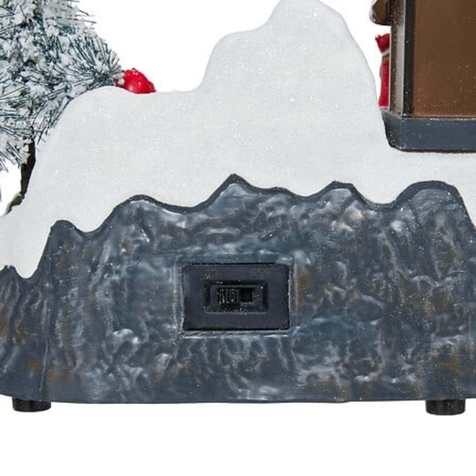 Well home - casa de luces de pueblo navideño