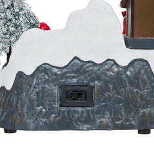 Well home - casa de luces de pueblo navideño