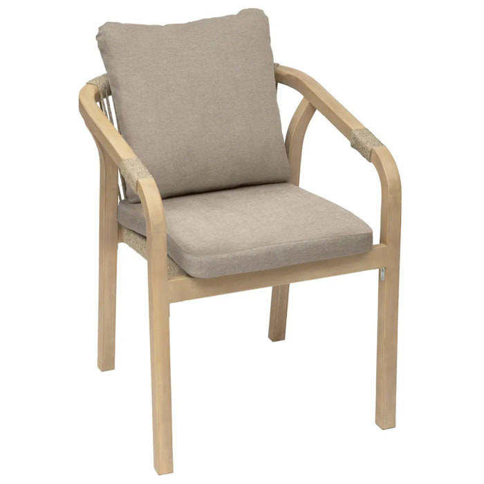 Fauteuil de jardin "Papouasie" en acacia