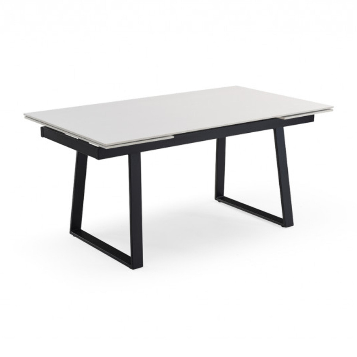 Plateau céramique de table extensible blanc pure L160/240cm - UNIK