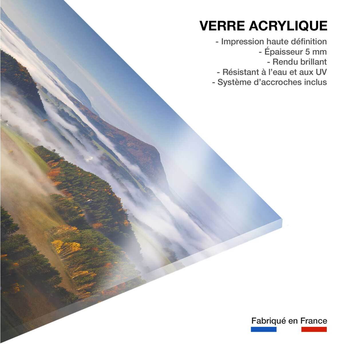 Tableau Colline et féerie d' Automne Tableau plexiglas