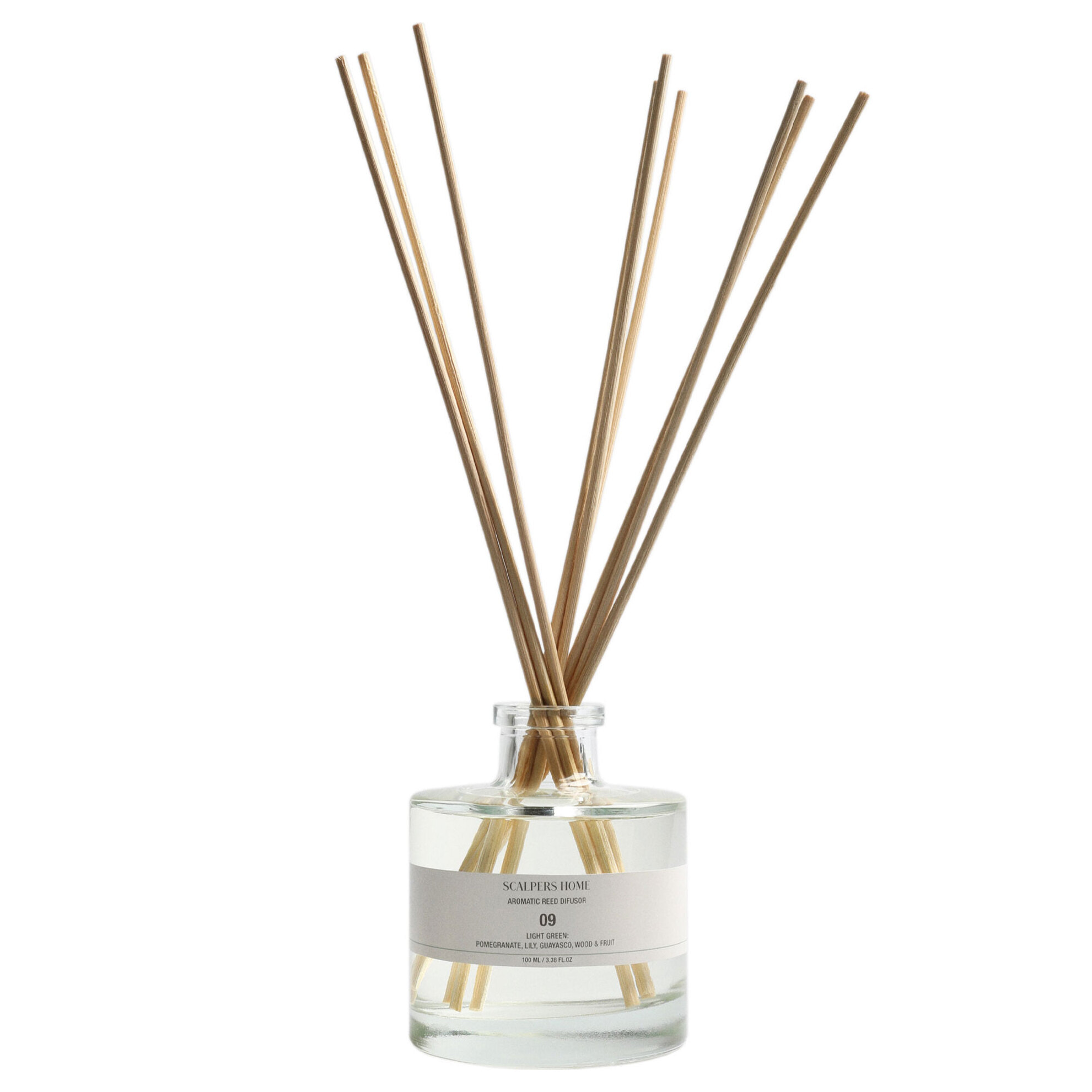 Set de 2 difusores mikado de 100ml aroma light green scalpers