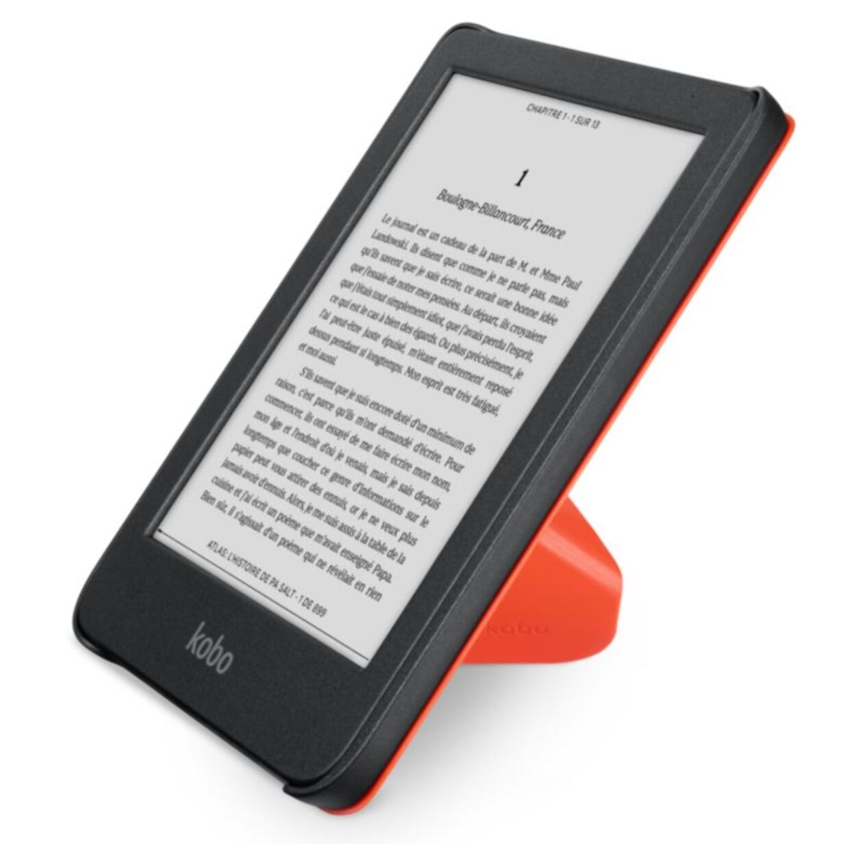 Pochette KOBO Clara Colour/BW Sleepcover Rouge