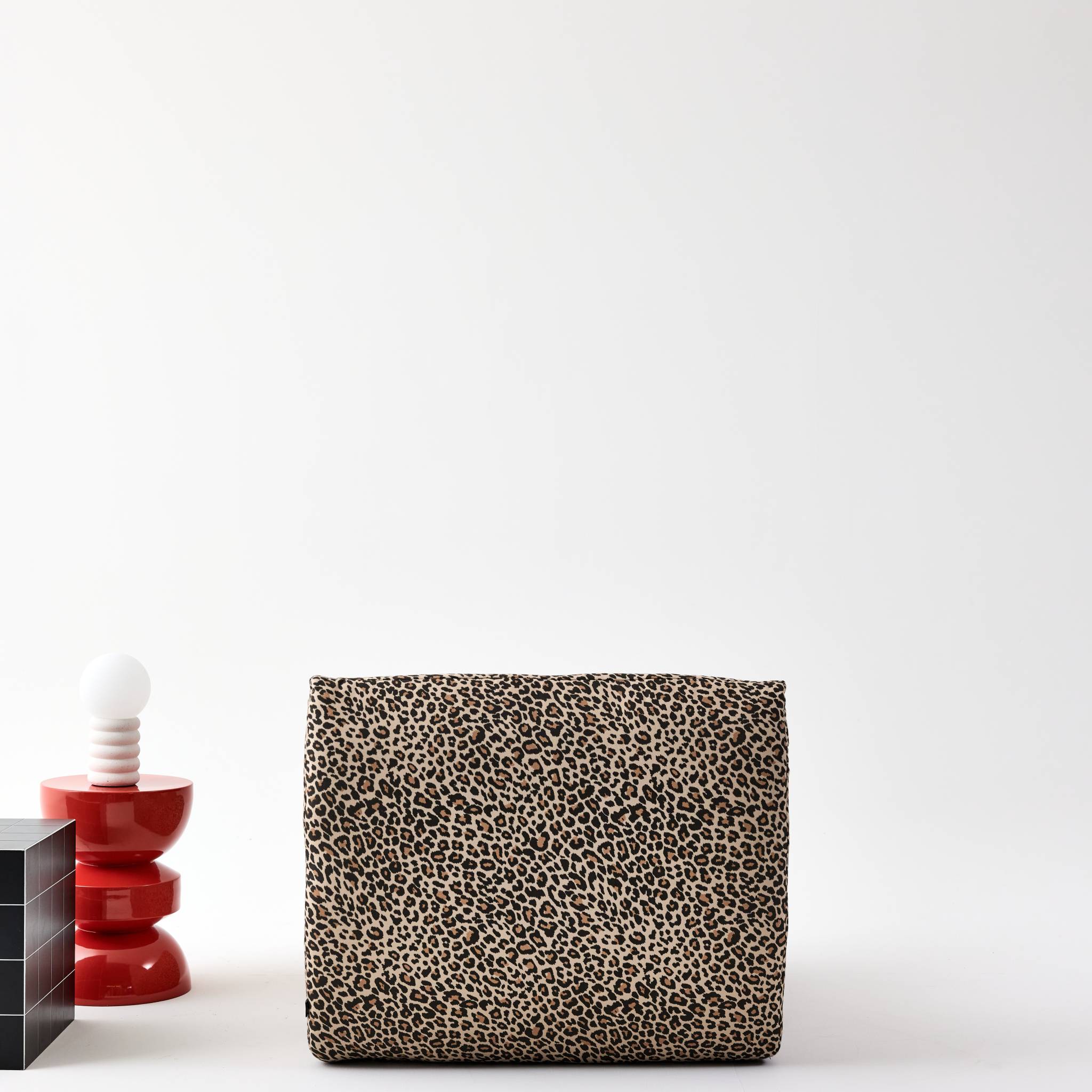 Chauffeuse tissu léopard 1 place SOKOL