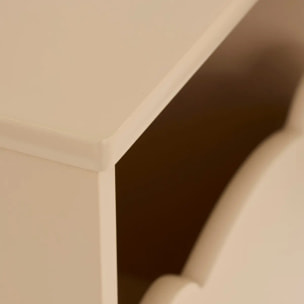 Table de chevet enfant Douceur beige 35,5x40cm