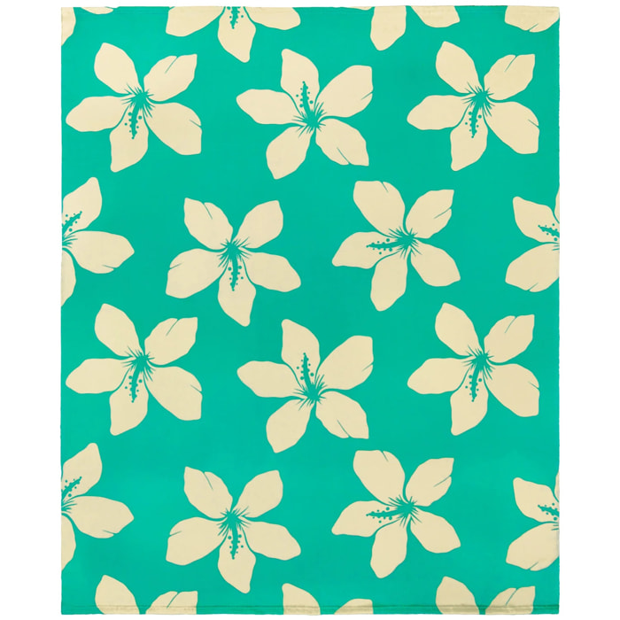 Serviette de plage XL microfibre Bleu 140x170 220g/m² - Alyzee