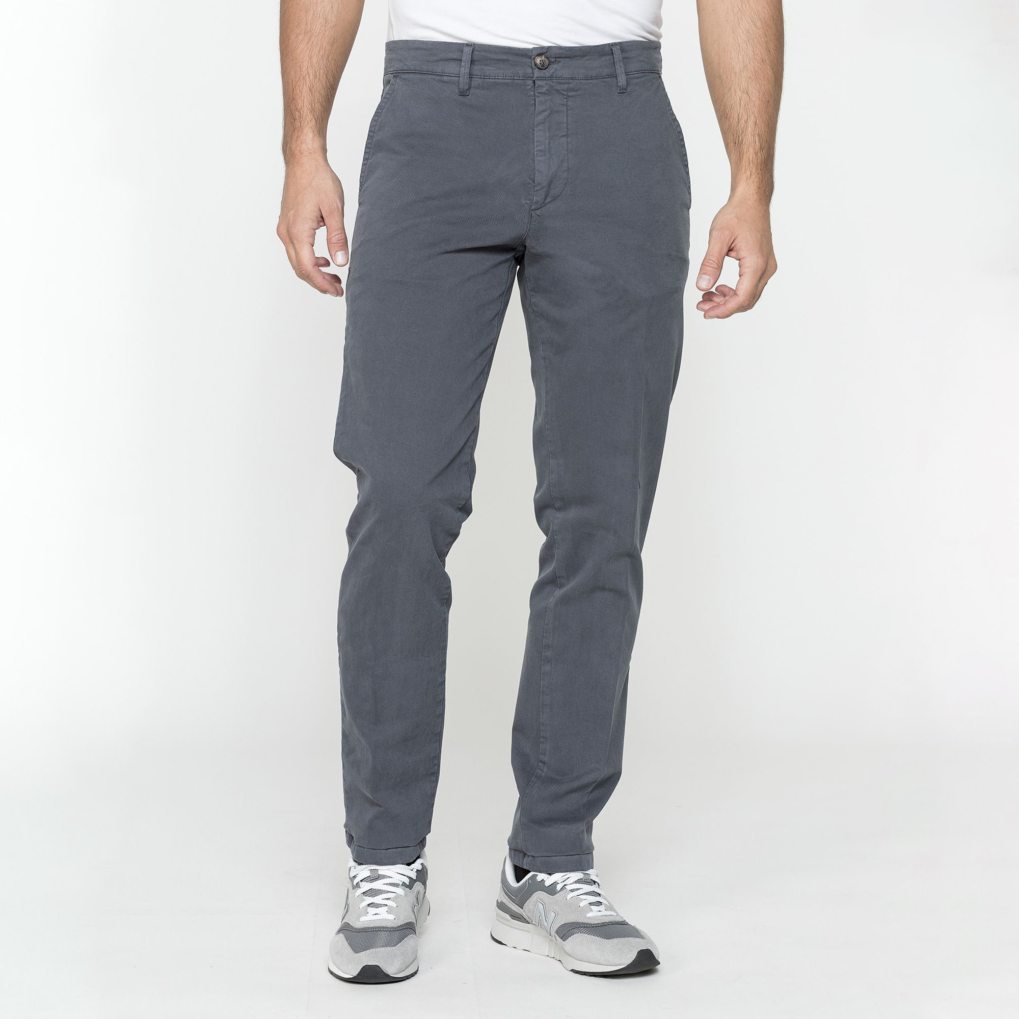 PANTALONE CHINO MOD. 624 IN GABARDINA STRETCH PESANTE