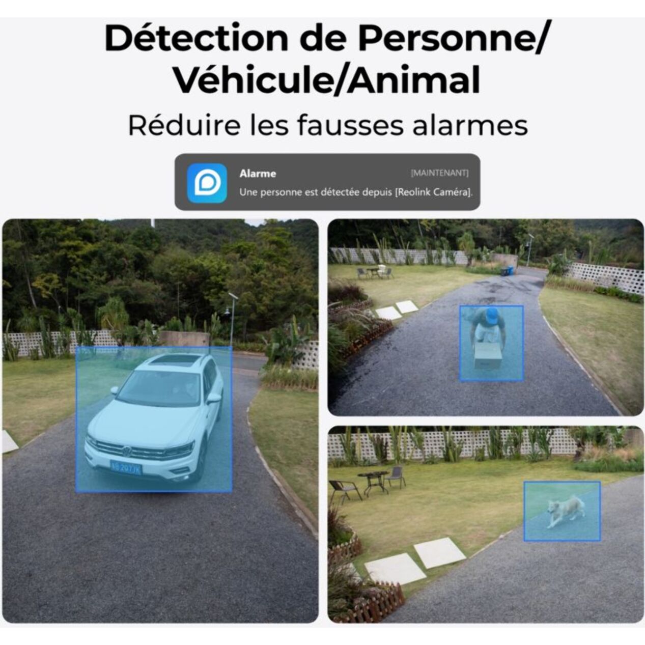 Caméra de surveillance REOLINK B440 + panneau solaire