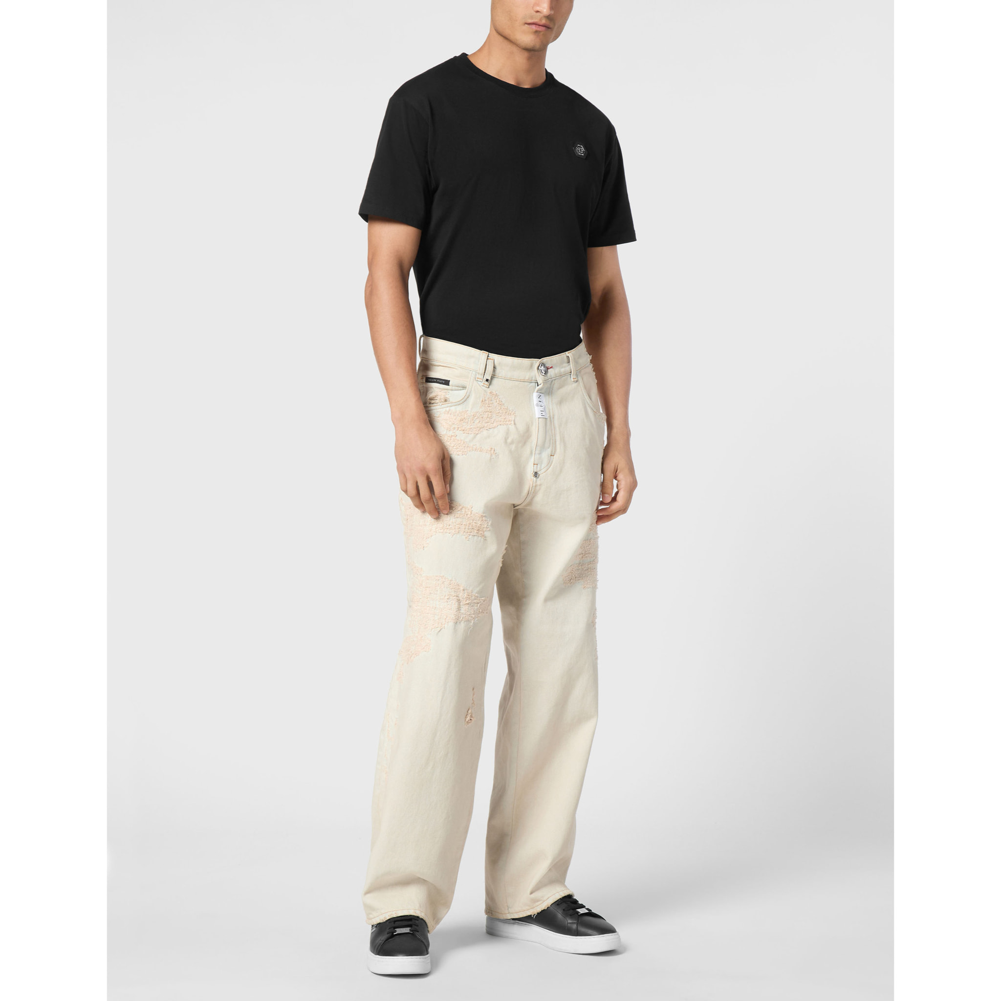 PHILIPP PLEIN Pantalones cortos vaqueros