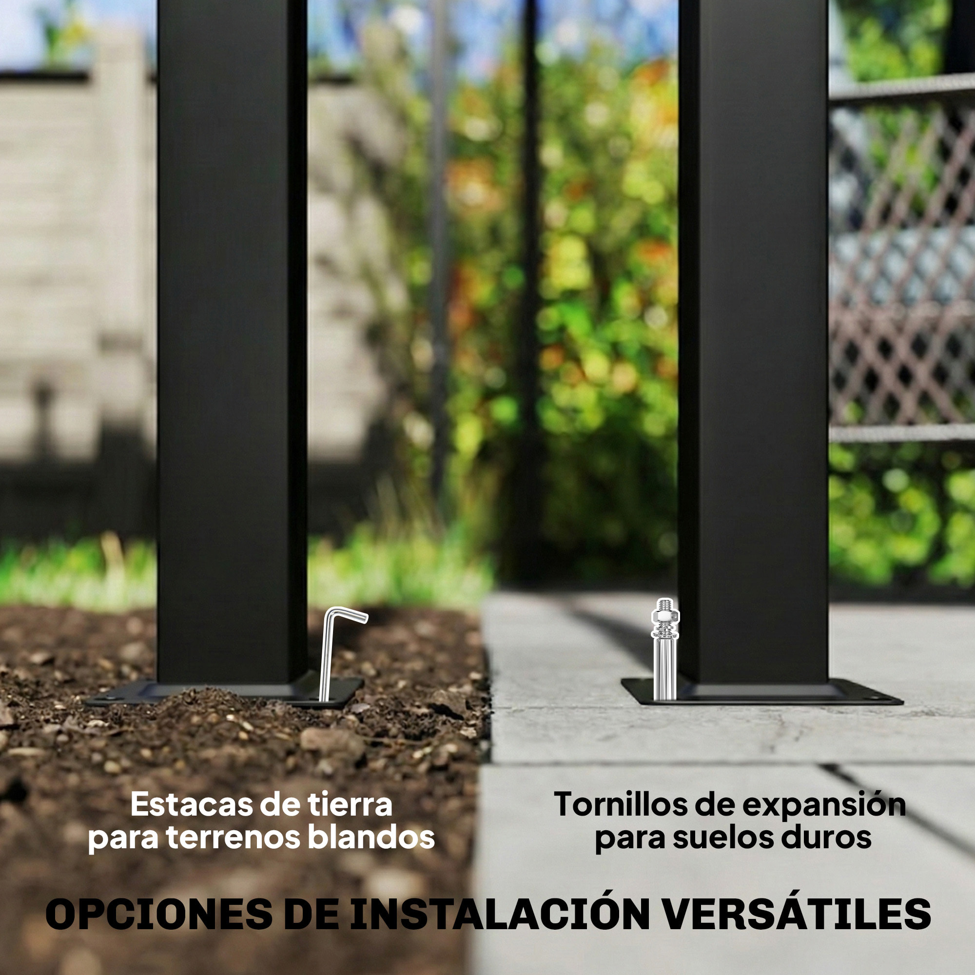 Pérgola de Jardín 6x3 m con Techo Retráctil, Cenador de Jardín con UPF30+, Estructura Metálica, Tela de Poliéster, Pabellón para Exterior, Terraza, Gris Oscuro