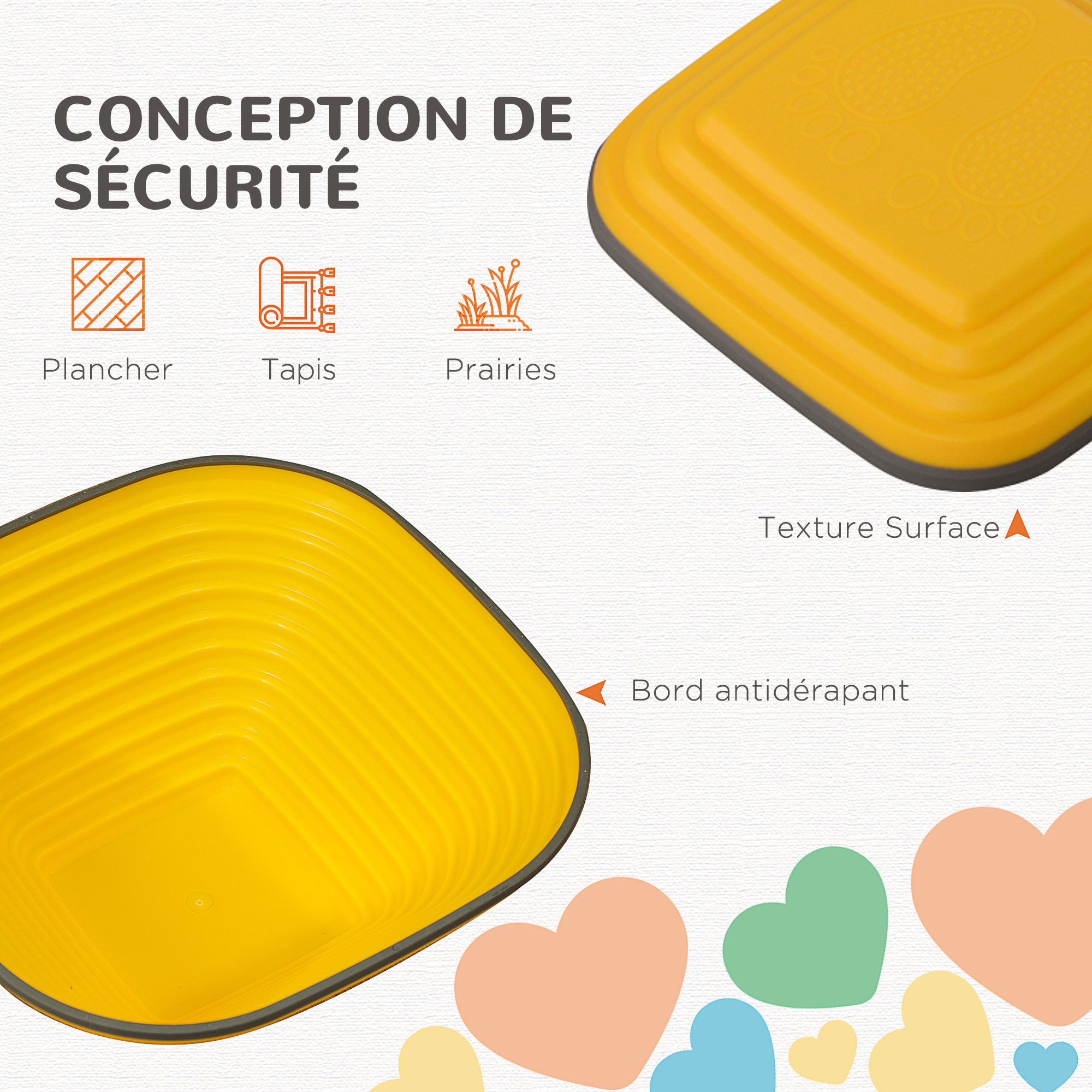 Pierres d'équilibre pour enfants total 11 pcs - parcours de motricité - usage intérieur extérieur - différentes tailles - multicolore