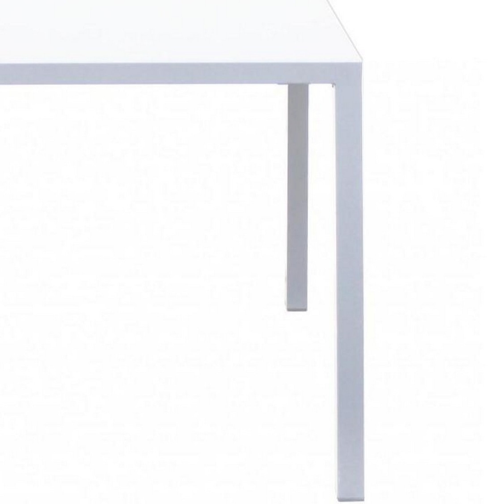 Tavolo MARSIGLIA in metallo bianco 70x70 cm, impilabile