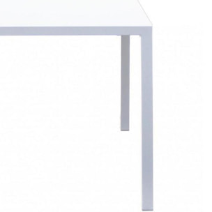 Tavolo MARSIGLIA in metallo bianco 70x70 cm, impilabile
