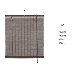 Estor bambú OCRES Wengué